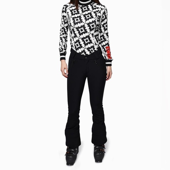 BOGNER Women's Madeline First Layer Top Black and White - Picture 4 of 15